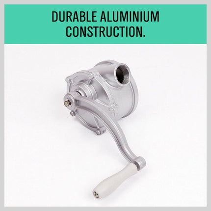 Aluminium Rotary Drum Pump Diesel Fuel Kero Oil Petrol 44 Gallon Drum Hand Pump.
