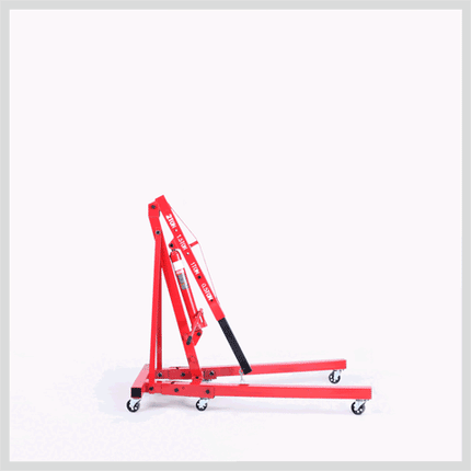 Engine Crane 2 Ton Hydraulic Hoist Folding Shop Mobile Lifter Workshop Lift.