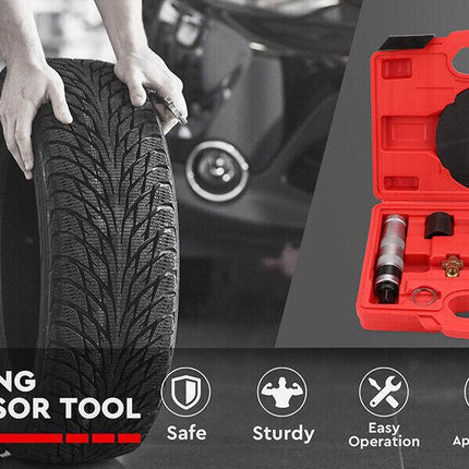 SEDY 10Pc Wheel Lock Removal Tool Kit Wheel Locking Nut Key Remover Kit With Box.