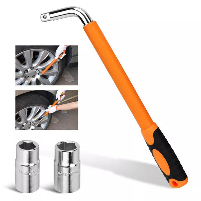 3Pcs Telescoping Lug Wrench 17/19mm 21/23MM Extendable Lug Wrench Tire Wrench.