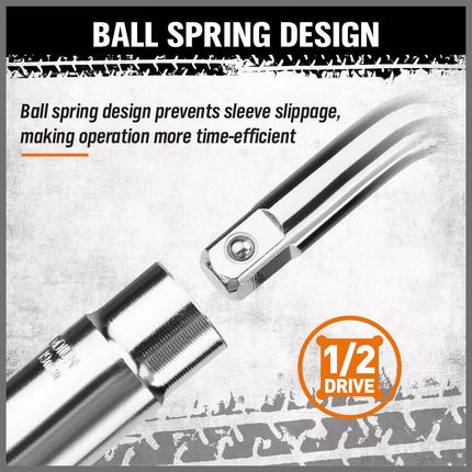 3Pcs Telescoping Lug Wrench 17/19mm 21/23MM Extendable Lug Wrench Tire Wrench.