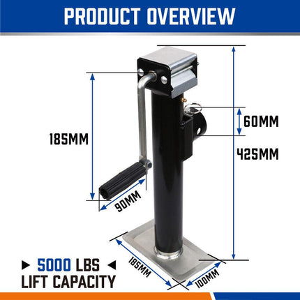 2x Trailer Caravan Canopy Jack Stand 2267kg/ 5000lbs Heavy Duty Weld Bracket.