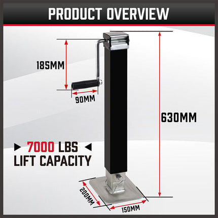 TRAILER CANOPY CARAVAN JACK STAND 3175KG 7000LBS HEAVY DUTY STABILIZER LEGS.