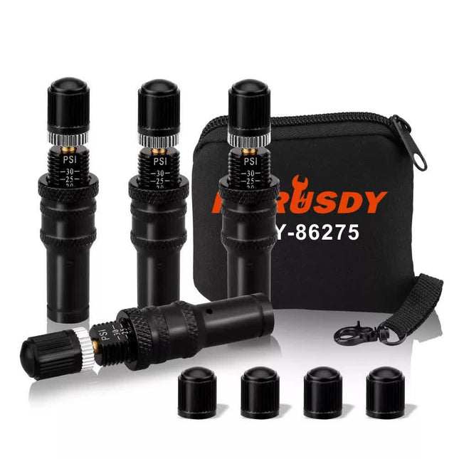 4Pcs Tyre Deflators Air Deflator Tire Valve Core Tool 10~30 PSI Portable 4x4 Au.