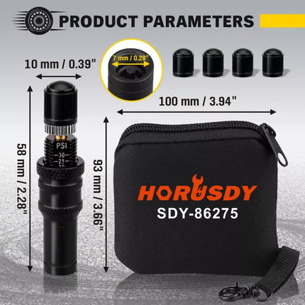 4Pcs Tyre Deflators Air Deflator Tire Valve Core Tool 10~30 PSI Portable 4x4 Au.