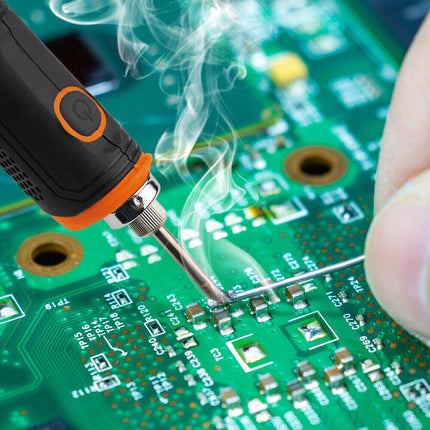 HORUSDY 8W 4V Max Cordless Soldering Iron Rechargeable with Lithium-Ion Battery.