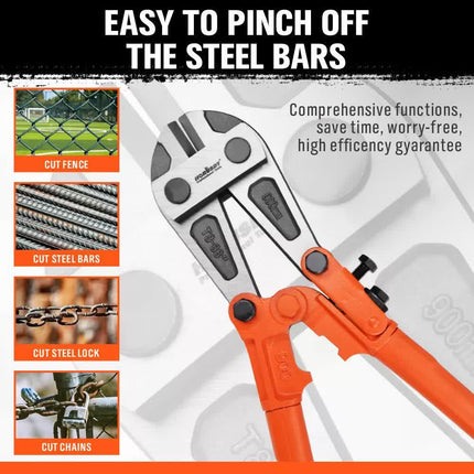 36inch Super Long Bolt Cutter Lock Cutter Rubber Grip Cables Cables Chains Wires.