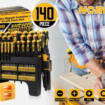 140Pcs Magnetic Screwdriver Set Hex Key Magnetizer Demagnetizer Precision Screwdriver.