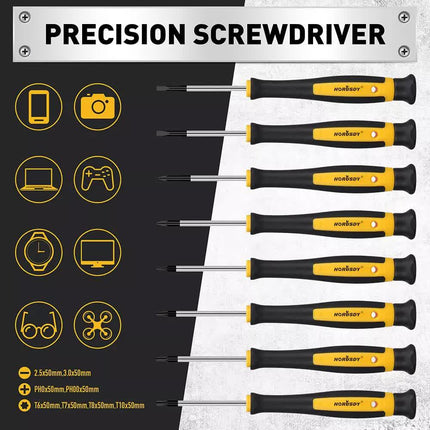 140Pcs Magnetic Screwdriver Set Hex Key Magnetizer Demagnetizer Precision Screwdriver.