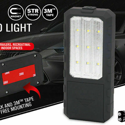 LED Light Camping Portable Magnetic Garage Work Auto Repair Torch Super Bright.