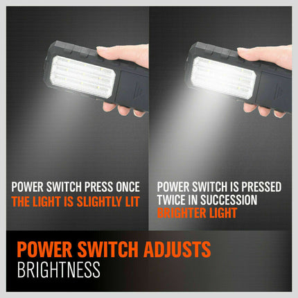 LED Light Camping Portable Magnetic Garage Work Auto Repair Torch Super Bright.