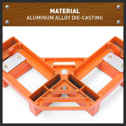 90° Degree Corner Clamp Welding Vice Woodworking Alloy Body With Quick Release.