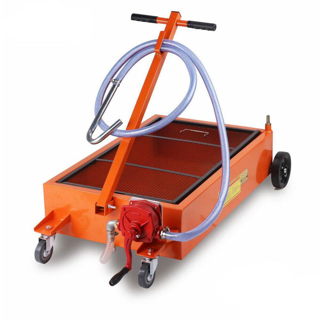HORUSDY 76L Low Profile Waste Oil Drainer Mobile Workshop Pump Vehicle 4WD Truck.
