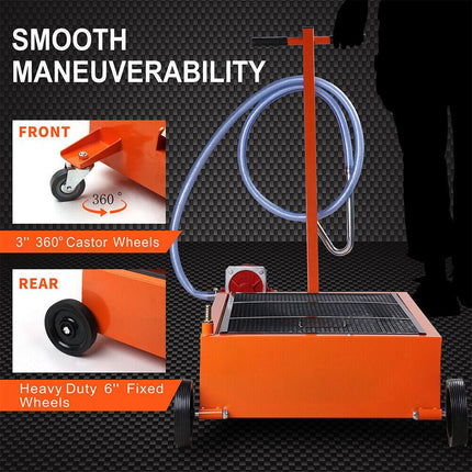 HORUSDY 76L Low Profile Waste Oil Drainer Mobile Workshop Pump Vehicle 4WD Truck.
