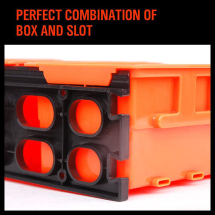 NEW 8 PC Wall Mounted Storage Bins Rack Set Nuts Bolts Organizer Parts 97903.