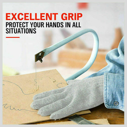 One-Pair Cut Resistant Gloves Anti Cutting Level 5 Kitchen Butcher Protection.