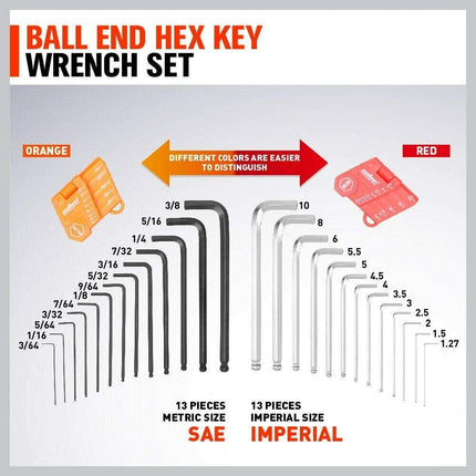 48Pc Spanner Set Ratchet Wrench & Hex Key Metric SAE Allen Key W/T Rolling Pouch.