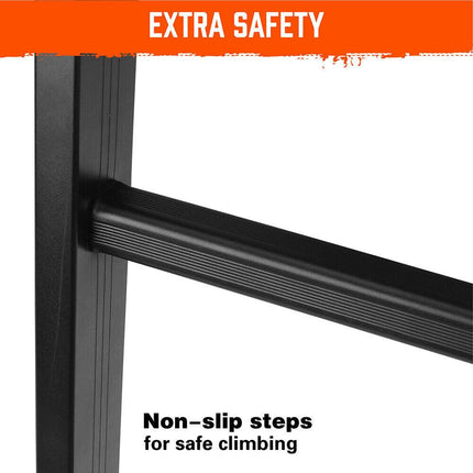 4.7M Multi Purpose Ladder Aluminium Folding Platform Extension Step Non-Slip Au.