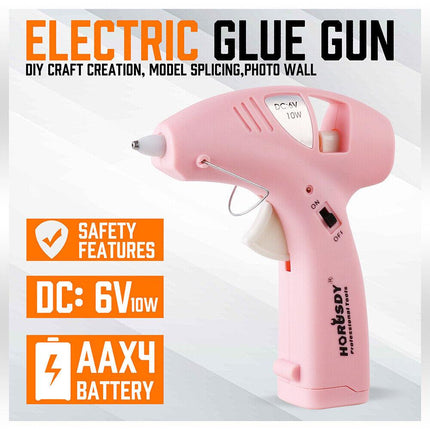 Cordless Hot Glue Gun 20 Glue Sticks & Batteries Included Craft DIY Repair Tool.