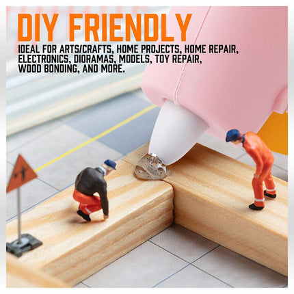 Cordless Hot Glue Gun 20 Glue Sticks & Batteries Included Craft DIY Repair Tool.