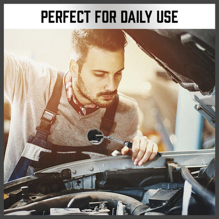 3Pc Magnetic Pick Up Tool & Swivel Inspection Mirror Telescoping Rod Heavy Duty.
