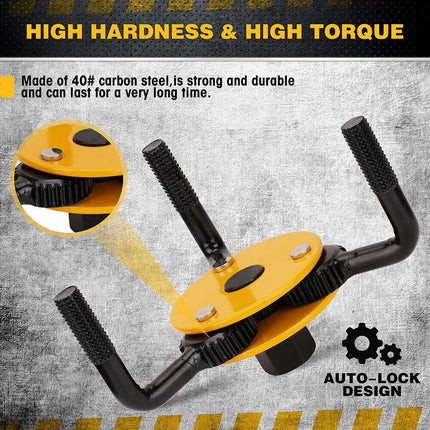 ELEAD 2Pcs Oil Filter Wrench Set Adjustable Oil Filter Change Set Engine Filters.