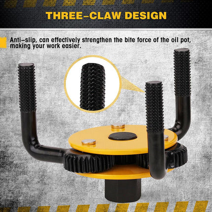ELEAD 2Pcs Oil Filter Wrench Set Adjustable Oil Filter Change Set Engine Filters.
