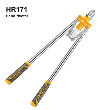 INGCO 17" Hand Riverter Long Arm Pop Rivert Heavy Duty For 3.2mm 4mm & 4.8mm.