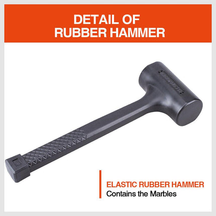 2LB Dead Blow Rubber Mallet Hammer Non Slip Soft Face Auto Car Repair NEW.