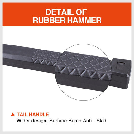 2LB Dead Blow Rubber Mallet Hammer Non Slip Soft Face Auto Car Repair NEW.