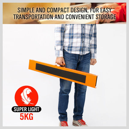 2Pc Mastercraft Sawhorse Metal Folding Non-slip Surface Saw Horse 120KG Capacity.