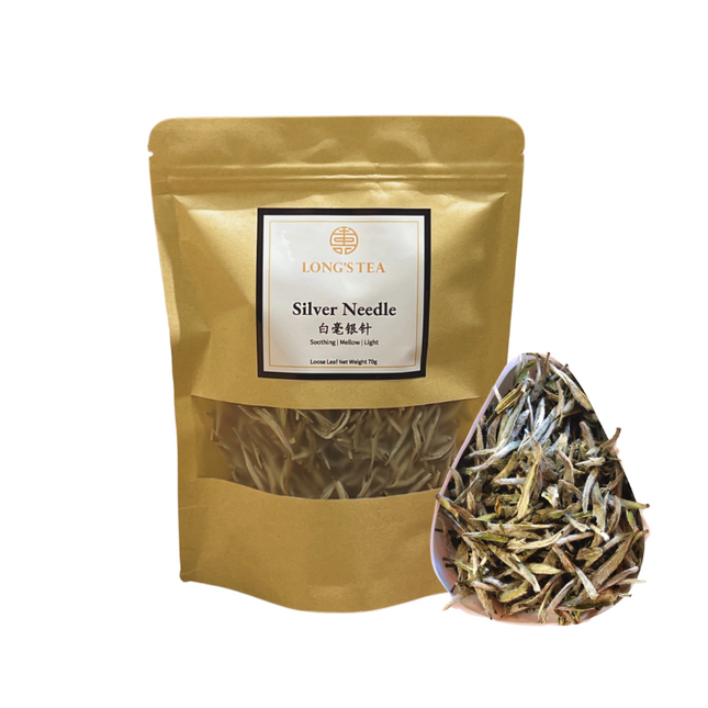 Silver Needle White Tea （Bai Hao Yin Zhen) 5 x 70g.