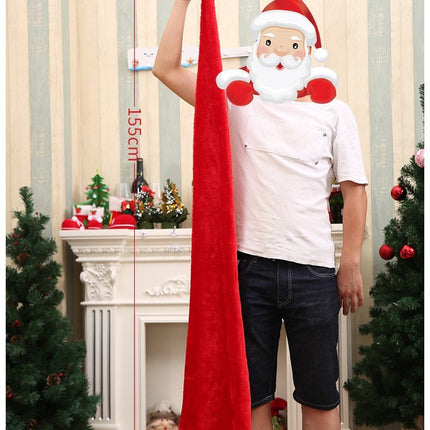 Christmas Unisex Adults Kids Novelty Hat Xmas Party Cap Santa Costume Dress Up, Santa Hat (Adults).