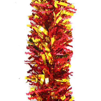 5x 2.5m Christmas Tinsel Xmas Garland Sparkly Snowflake Party Natural Home Décor, White Pearlescent.