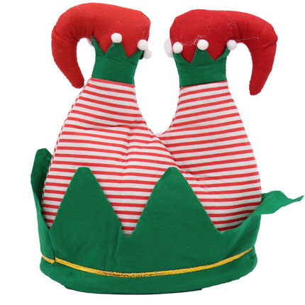 Christmas Unisex Adults Kids Novelty Hat Xmas Party Cap Santa Costume Dress Up, Santa Hat w LED Light