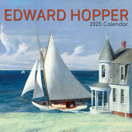 Edward Hopper - 2025 Square Wall Calendar Arts 16 Months Premium Planner Gift.