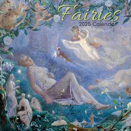 Fairies - 2025 Square Wall Calendar Arts 16 Months Premium Planner Gift.