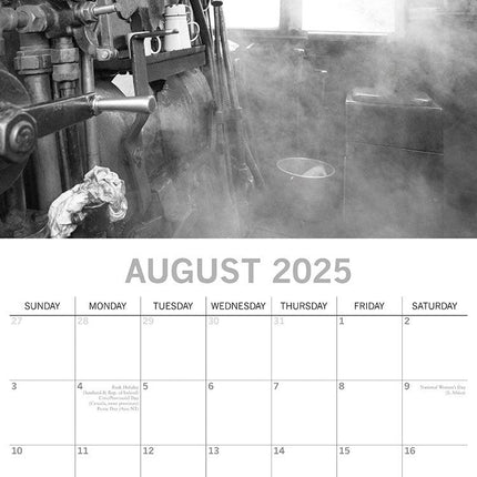Seascapes - 2025 Square Wall Calendar 16 Months Premium Planner Christmas Gift.