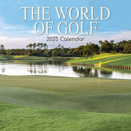 The World of Golf - 2025 Square Wall Calendar 16 Months New Year Planner Gift.