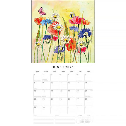 Animal Friends 2025 Square Wall Calendar Animals 16 Months Premium Planner Gift.