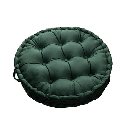 Luxury Round Pouf Tatami Cushion Meditation Floor Mat with Handle.