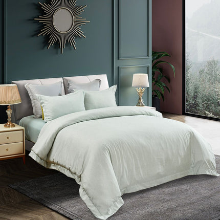 Tailored Super Soft Quilt Cover Set - Super King Size.
