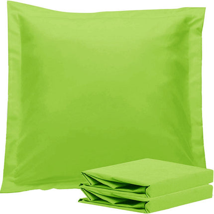 1000TC Premium Ultra Soft European Pillowcases 2-Pack Green.