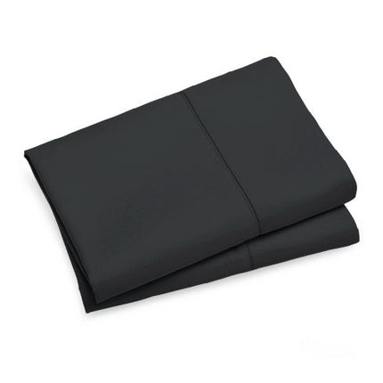 1000TC Premium Ultra Soft King size Pillowcases 2-Pack - Black.