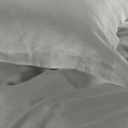 1000TC Tailored King Single Size Grey Duvet Quilt Cover Set.