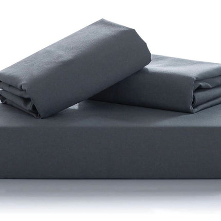 1000TC Reversible King Size Grey Duvet Quilt Cover Set.