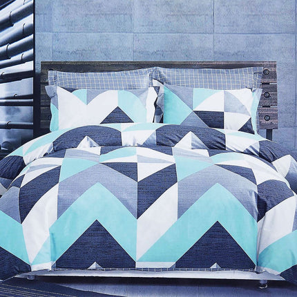 Kian Double Size Duvet Quilt Cover Set.