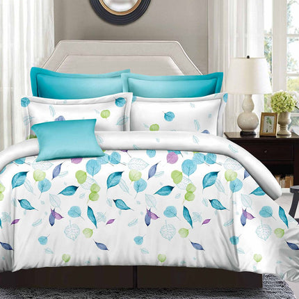 Leaves King Size Duvet Quilt Cover Set.
