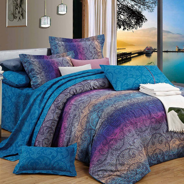 Tanya King Size Duvet Quilt Cover Set.