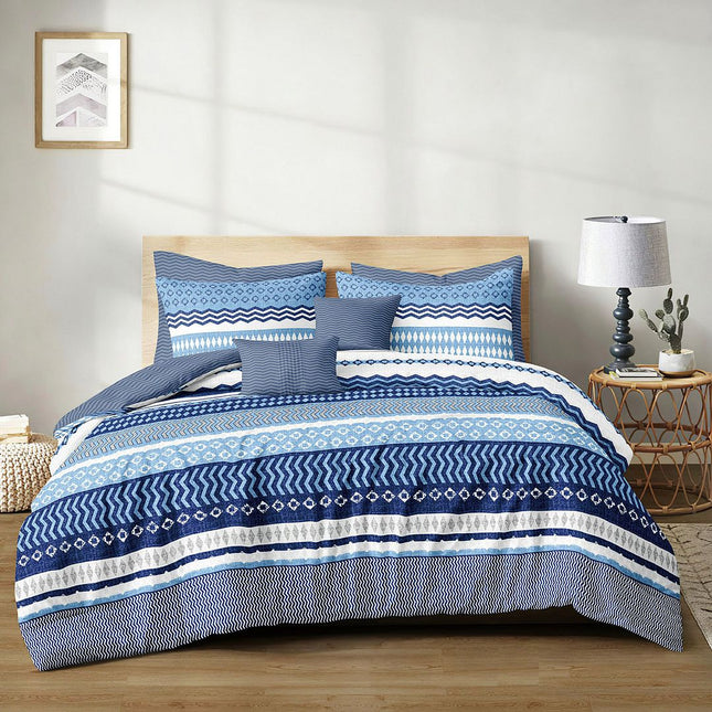 Olsen King Size Quilt/Duvet Cover Set.